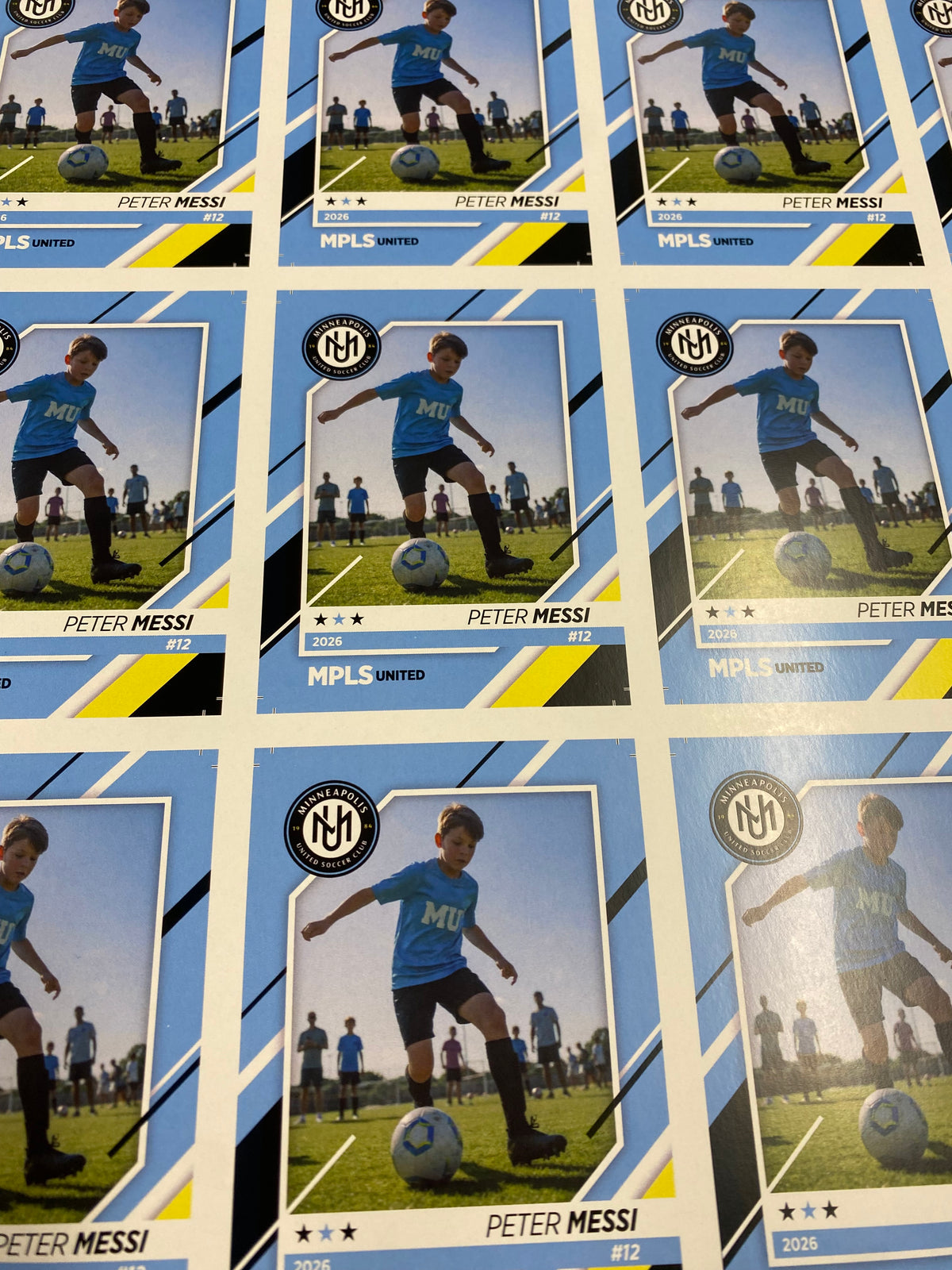 ANY CUSTOM SPORTS CARD